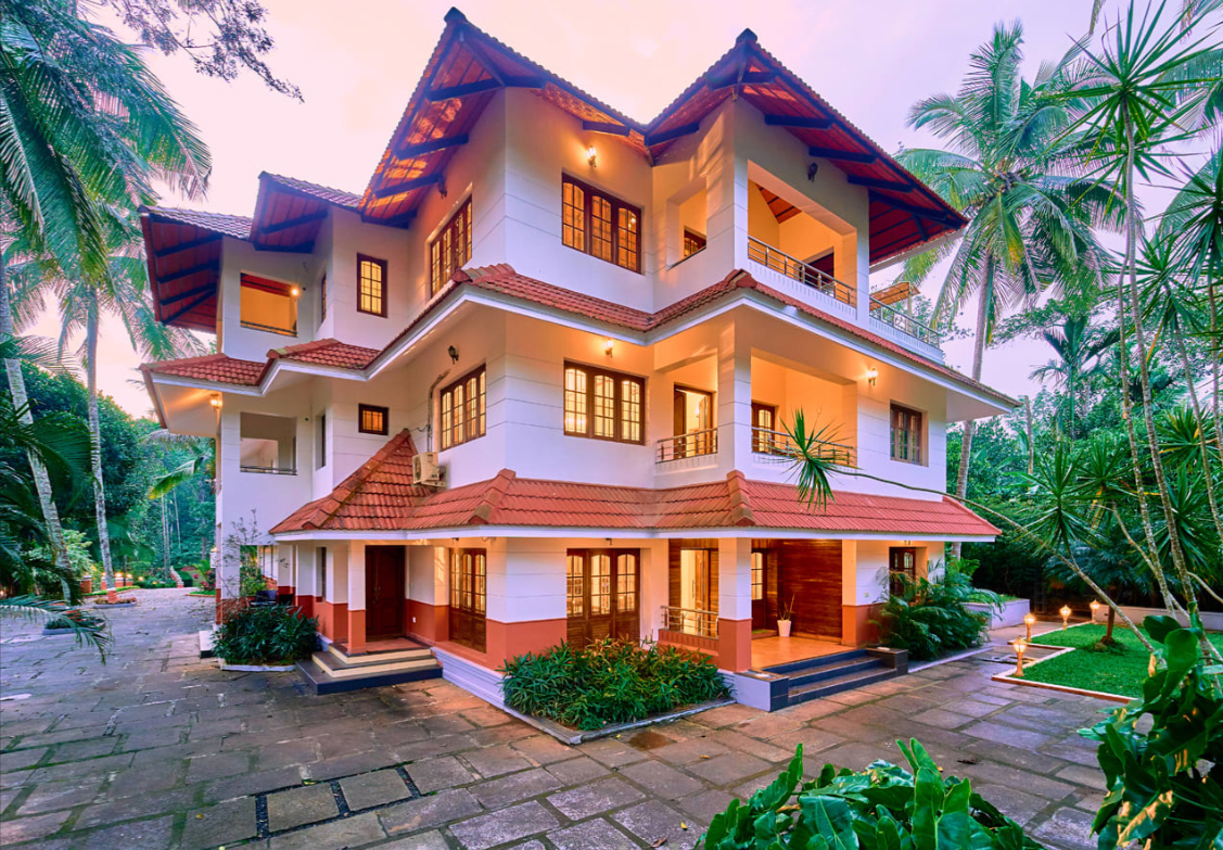 Coffee Plantation Paths at Ushasree Resort