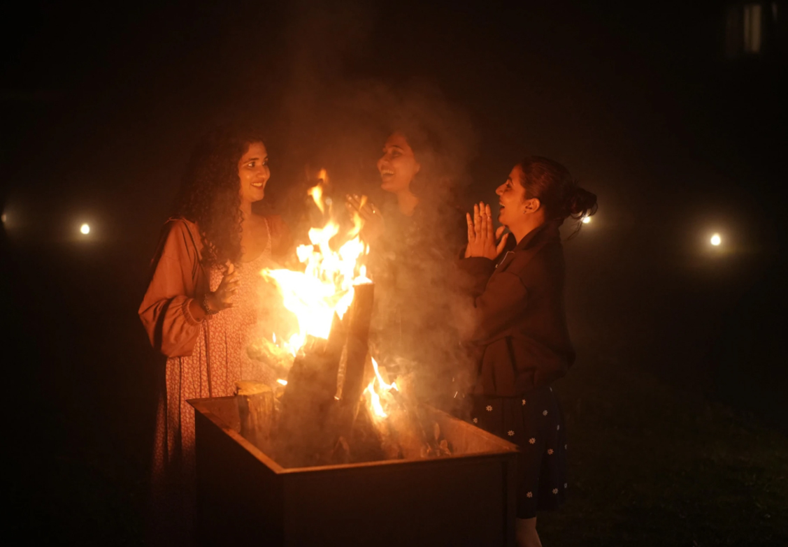 Campfire and BBQ Evenings at Ushasree Resort